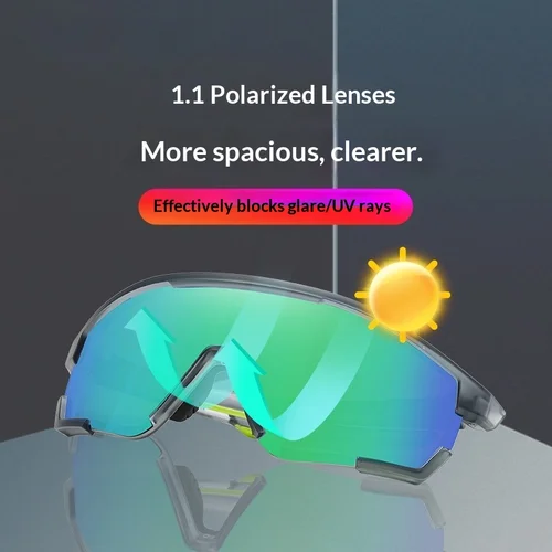 Imagen 2 del producto Gafas de sol polarizadas graduadas | Gafas deportivas con protección UV | Gafas de sol de moda para exteriores para hombres y mujeres | Visión clara.