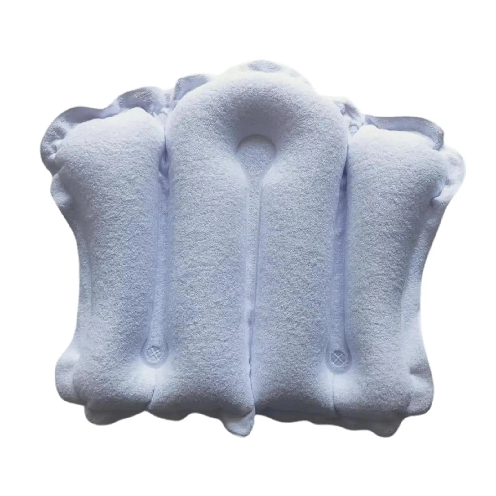 Inflatable Bath Pillow with Suction Cups, Non Slip Waterproof Tub Pillow for Home Neck and Shoulders Aid SPA Tub Pool