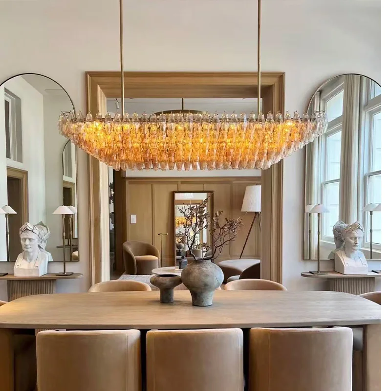 

Nordic Style Murano Glass Wish Bottle Lustre Electroplated Finish Brass Silver Black Circular Rectangular Dimmable Ceilings