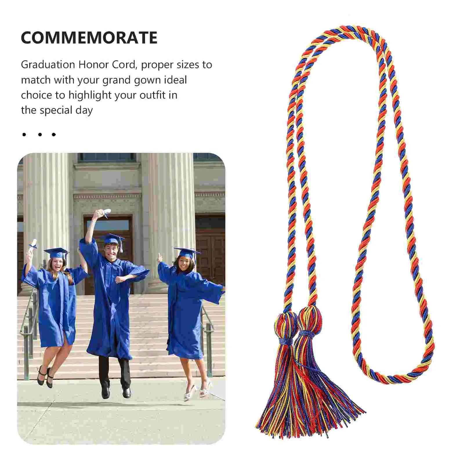 4 Pcs Decor Tassel Honor Rope Graduation Decoration Cords For Students Decorations