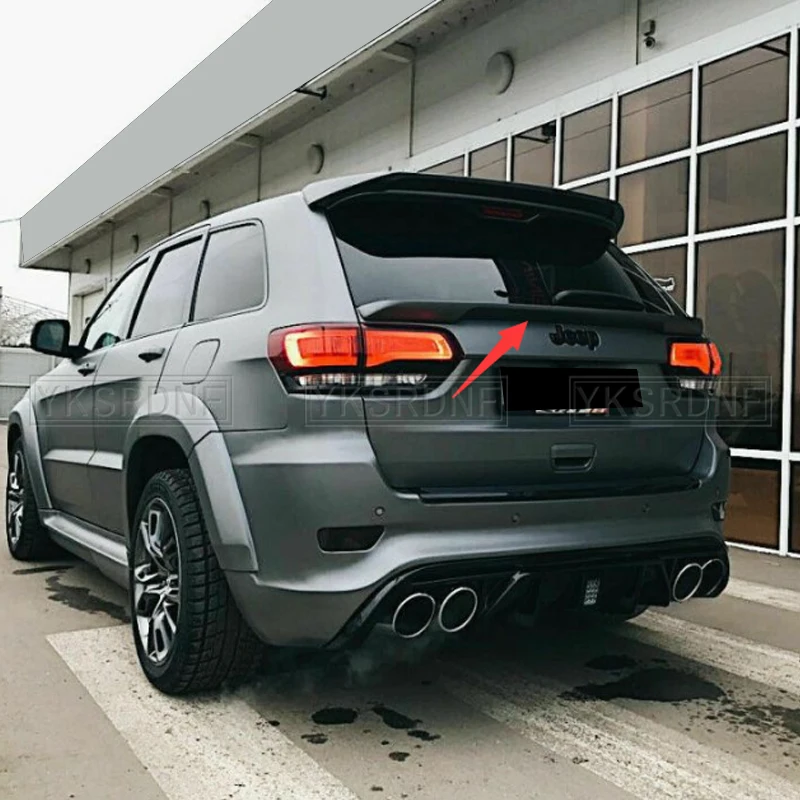 Auto Accessories ABS Rear Wing Mid Spoiler For JEEP Grand Cherokee WK2 2014 2015 2016 2017 2018 2019 2020