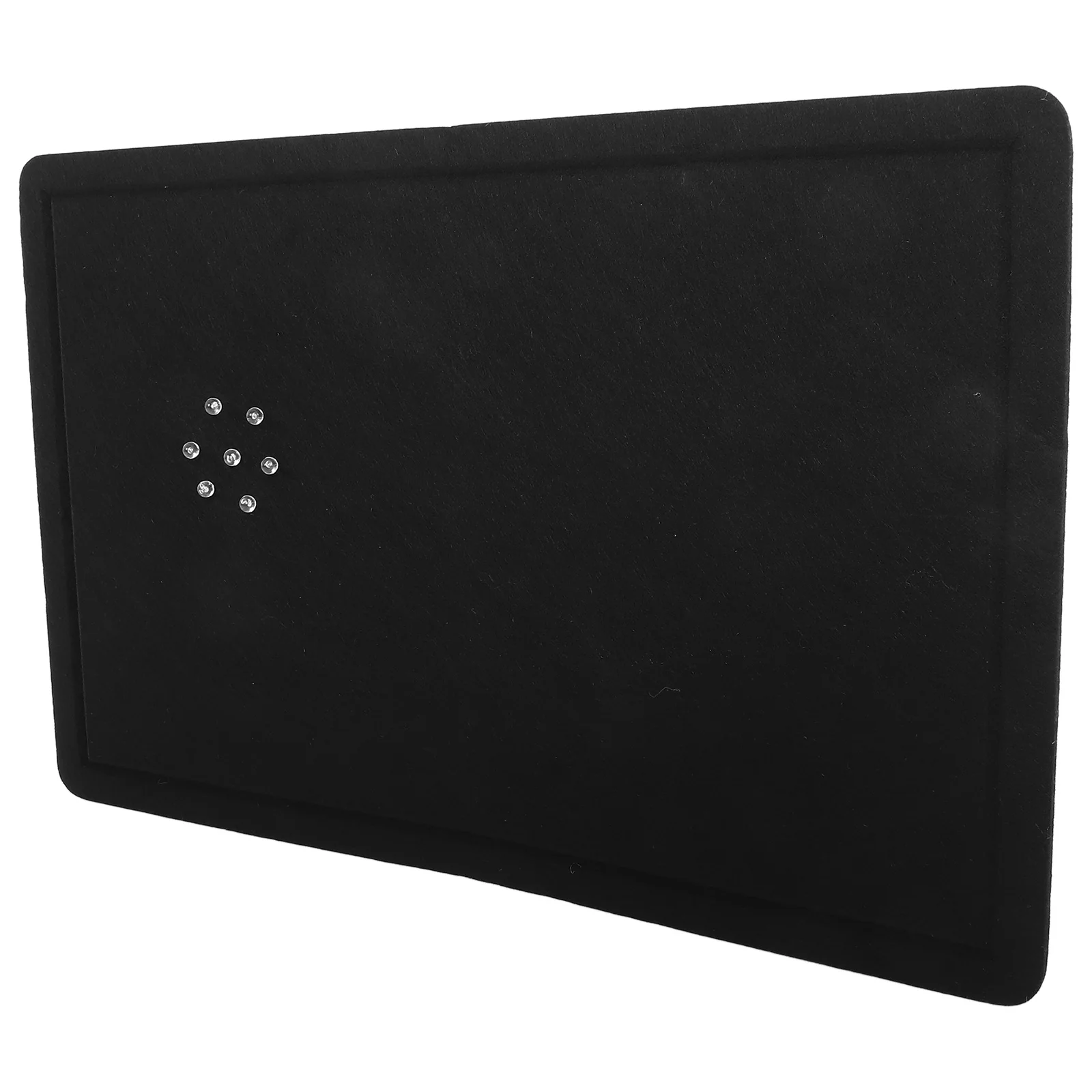 1 مجموعة نشرة اللباد الأسود لديكور الحائط المنزل مكتب رسالة المنظم متعدد الاستخدام لوحة إعلانية لوحة إعلانية صغيرة جدار جبل لوحة #5