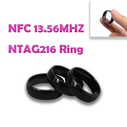 Ntag216 Smart Ring 13.56Mhz Changeable Token RFID Rewriteable Clone Tag 888 Bytes NFC Url Link Game Business Card Amibo Copy Key