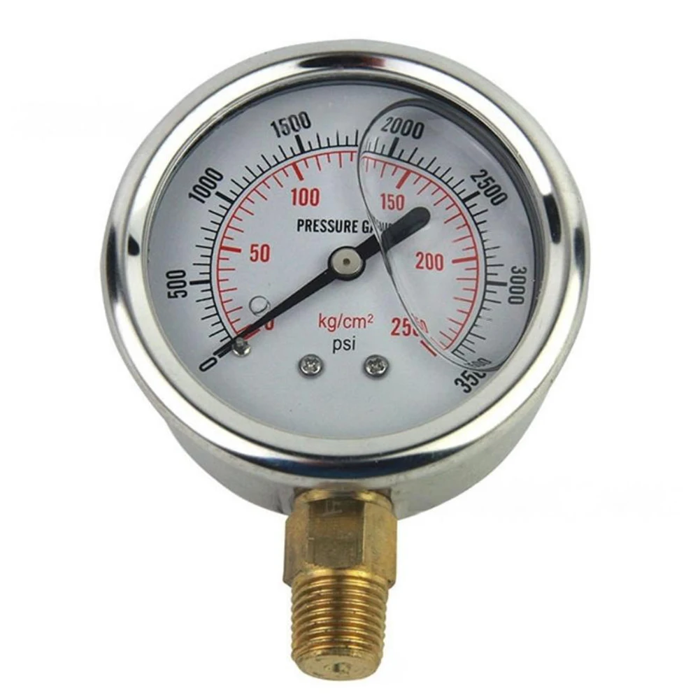 IP67 Waterproof Rated Stainless Steel Oil Pressure Gauge for Accurate Measurements in Challenging Environments