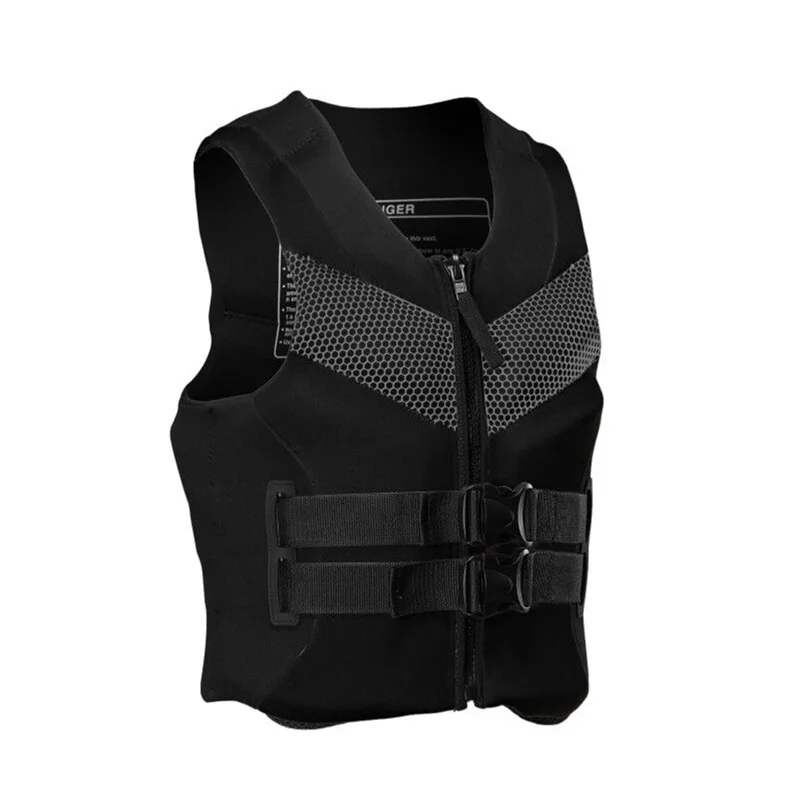 Top Quality Neoprene Fishing Life Jackets Adult Impact Life Vest Buoyancy PFD Fishing Swimming Vest Safety CE Approved