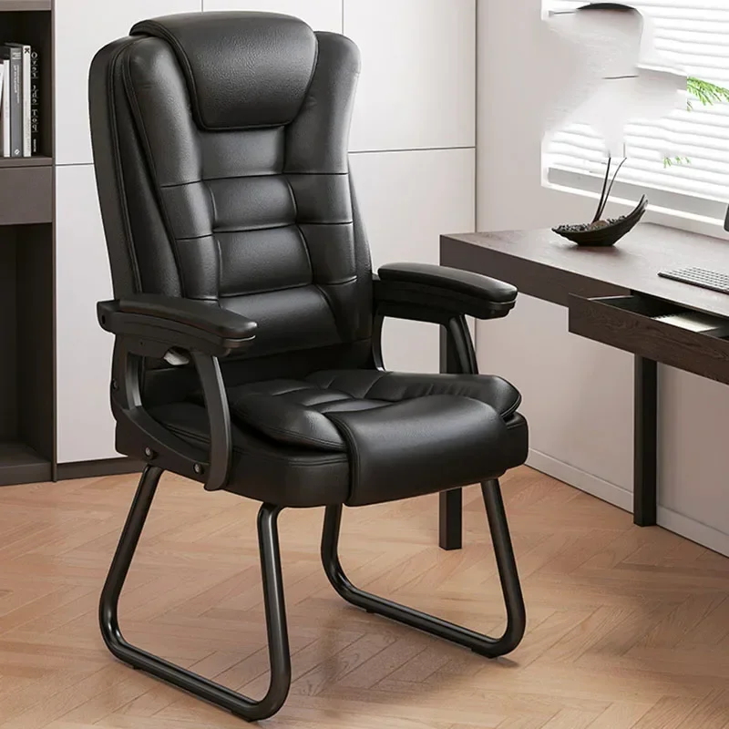 Office Chair Adjustable Lumbar Support Breathable for Home Office for Conference Sturdy Construction