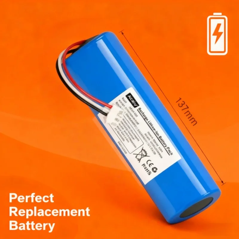 

14.4V 6800mAh Replacement Li-ion Battery Pack for Ecovacs Deebot Ozmo Series & N8 Series, Compatible with Models 900 901 905