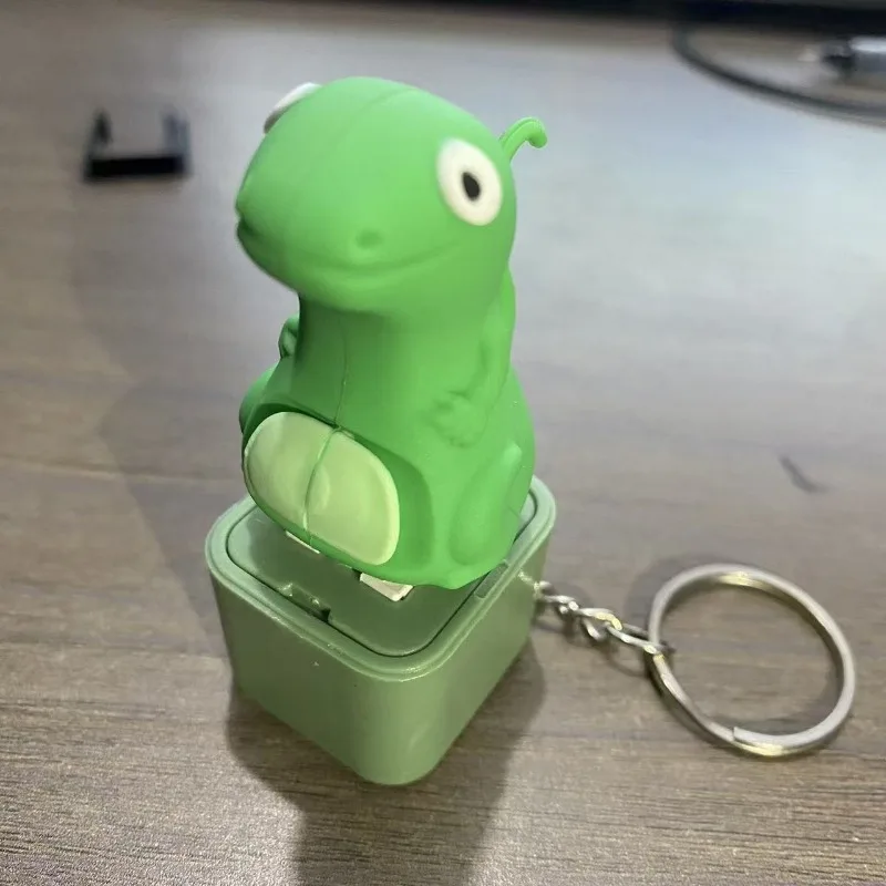 1/2 Stück lustiger häkelnder Frosch-Schlüsselanhänger, Stressabbau, Angstlinderung, Rucksack, hängender Schlüsselknopf, Charm-Schlüsselanhänger, Anhänger