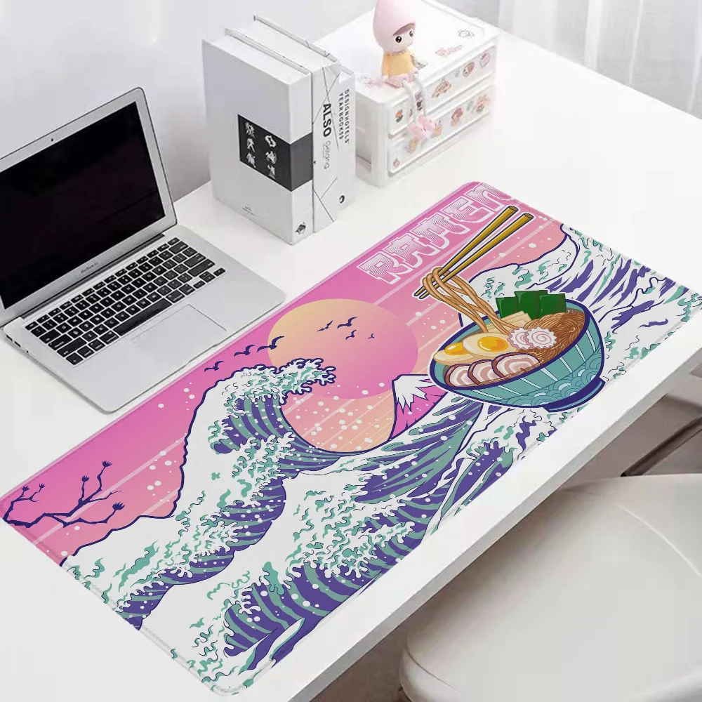 Japanese Style Pc Gaming Accessories Xxl Mouse Pad 900x400 Computer Mat Desktops Mousepad Mats Keyboard Extended Desk Large Diy