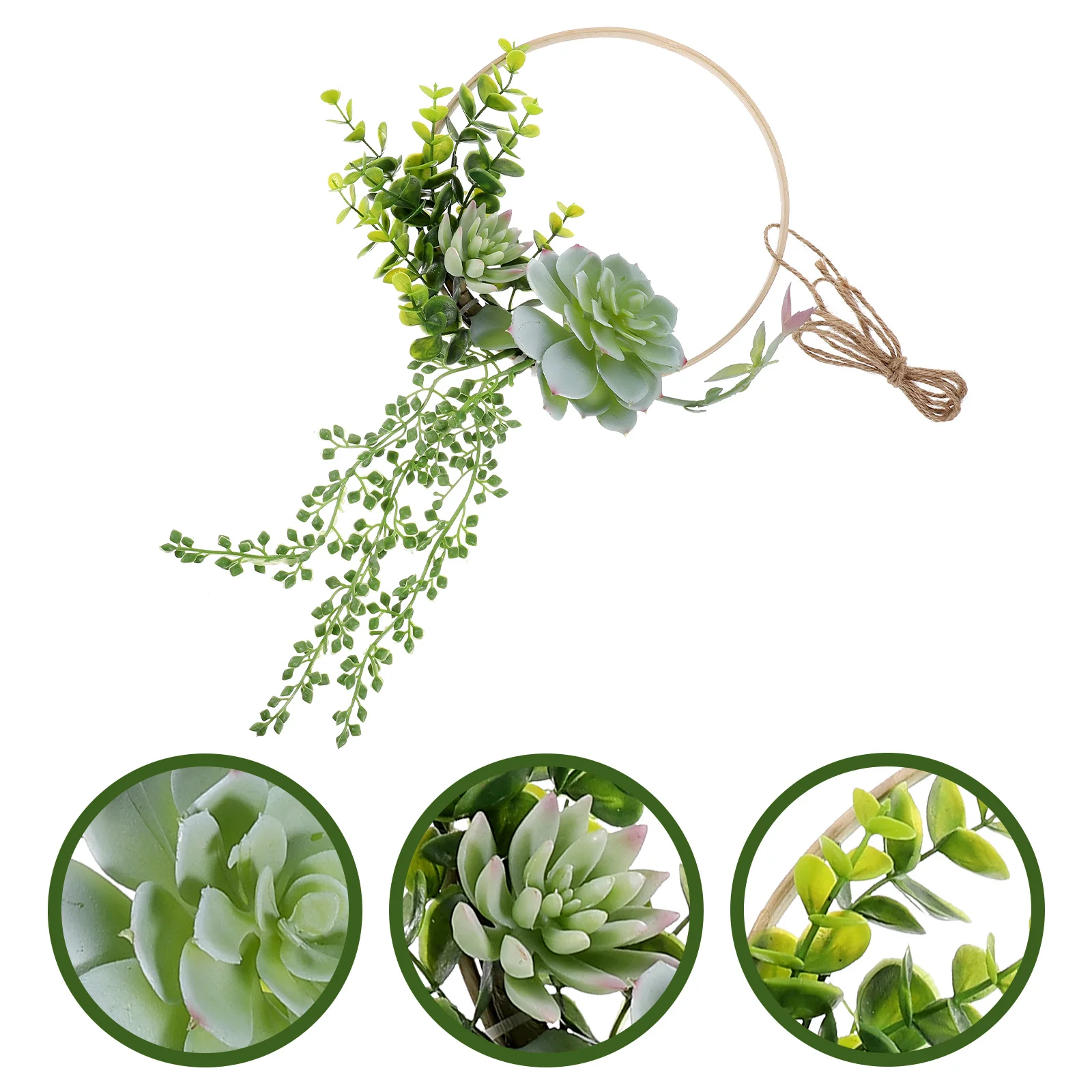 

Lifelike Artificial Wreath Decor Front Door Hanging Wreath Spring Decorations for Home Farmhouse Wreaths Adornment