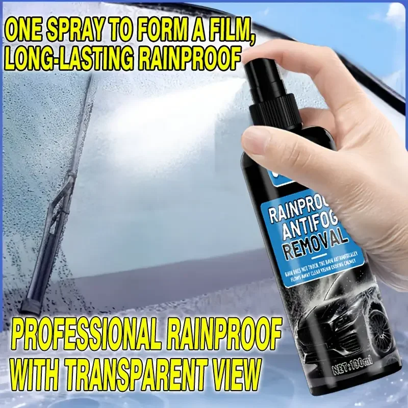 

Дождезащитный и противотуманный спрей для стекла - водонепроницаемое и гидрофобное покрытие, такие как лобовое стекло автомобиля и зеркало заднего вида,