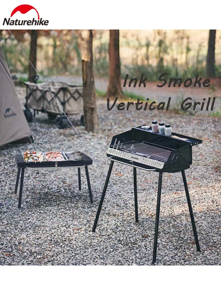 

Naturehike Camping Grill Portable Outdoor Vertical Folding BBQ Grill 5-10 Person Family Picnic Grill Stove Camping Accsesorios