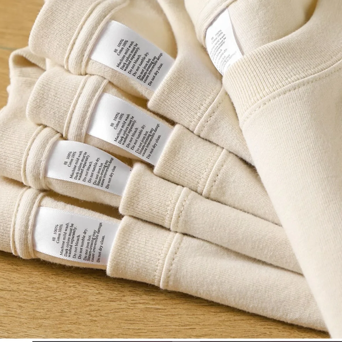 Customize Your Design DTG Printing 500G Heavyweight Cotton Mens T-shirts High Quality Male Loose Casual Long Sleeve Shirts 3XL