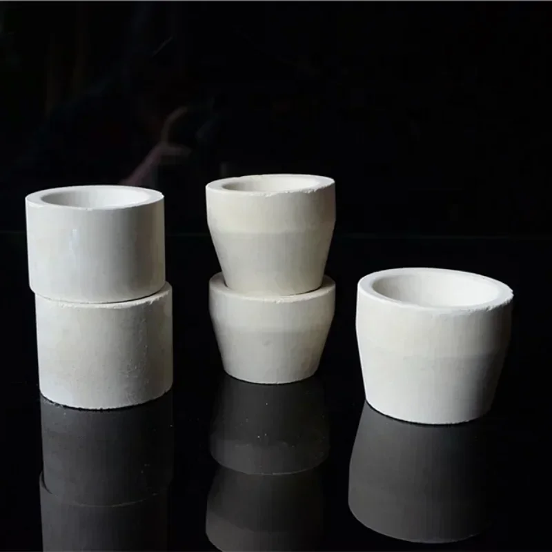 Contact us for a quote MOQ 500pcs High quality 6a 7a bone ash magnesia cupel for gold test laboratory equipment