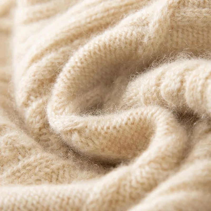 กางเกงขาสั้นฤดูใบไม้ร่วงและฤดูหนาวใหม่สําหรับผู้หญิง, กางเกงแคชเมียร์ถัก, ทันสมัยและลําลอง, กางเกงกอดสะโพกหนา jacquard