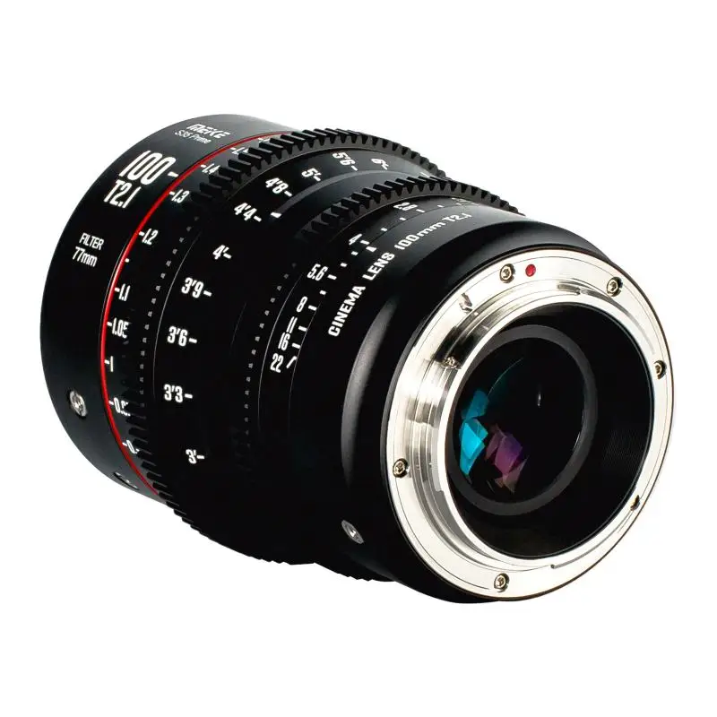 MEKE S35 Prime 18/25/35/50/75/100mm T2.1/12mm T2.5 Wide Angle Manual Focus Cinema Lens for PL EF Mount