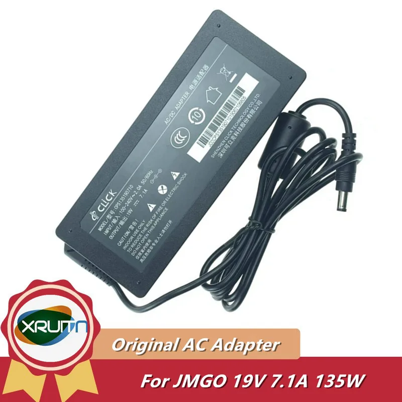 

Genuine AC/DC Adapter Charger CPS135190710 For JMGO Projector X3 4K V9S J8 V9 V10 W700 W730 V9 J7 V8 G3 Power Supply 19V 7.1A