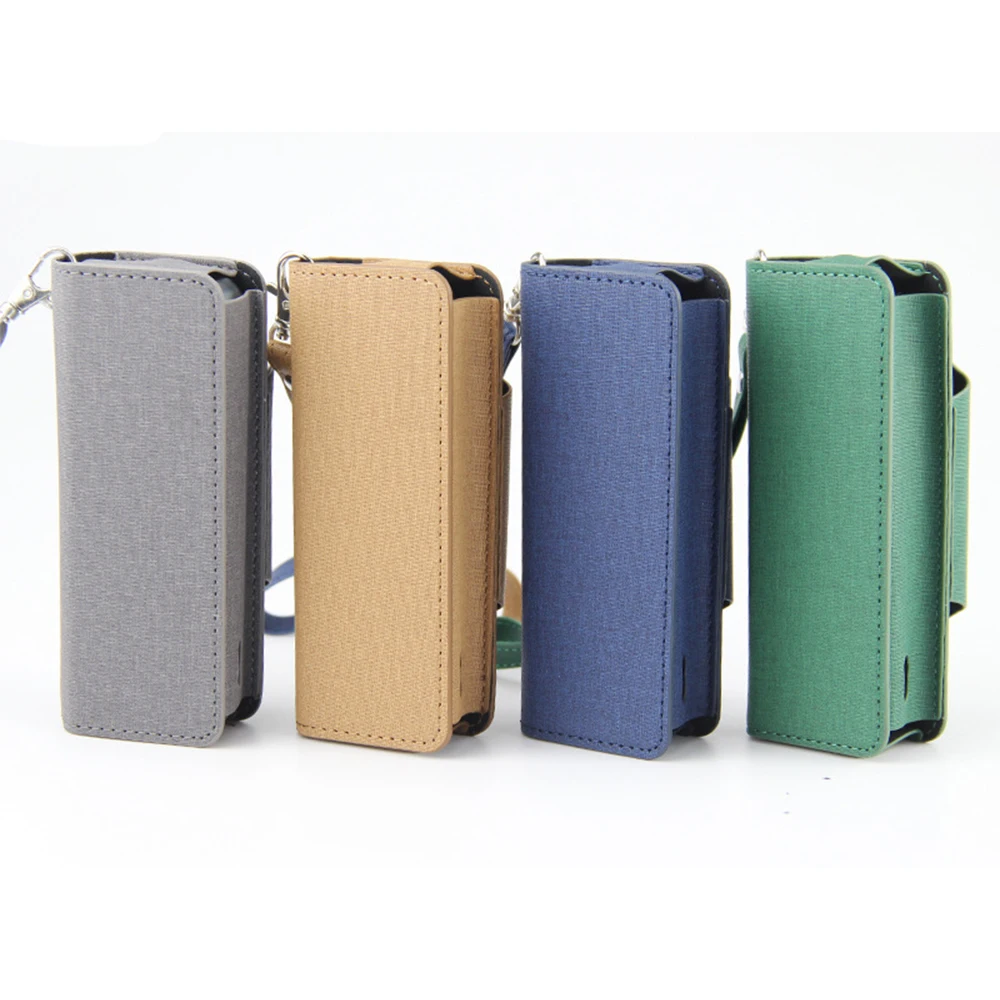 

JINXINGCHENG Leather Case for IQOS Iluma Prime Cover Bag Cases Holder Pouch Protective for IQOS 6 Accessories