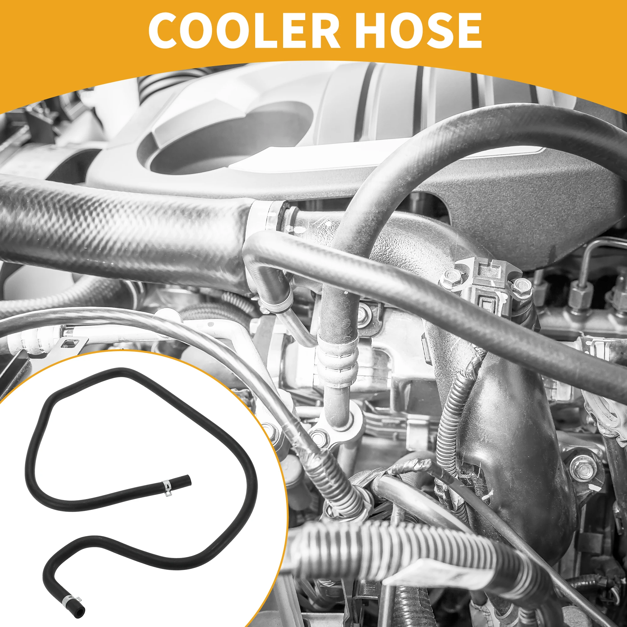 

Шланг охлаждения UXCELL для Ford Mondeo 2000-2007 No 1S718C012DD резиновый черный 1 шт.