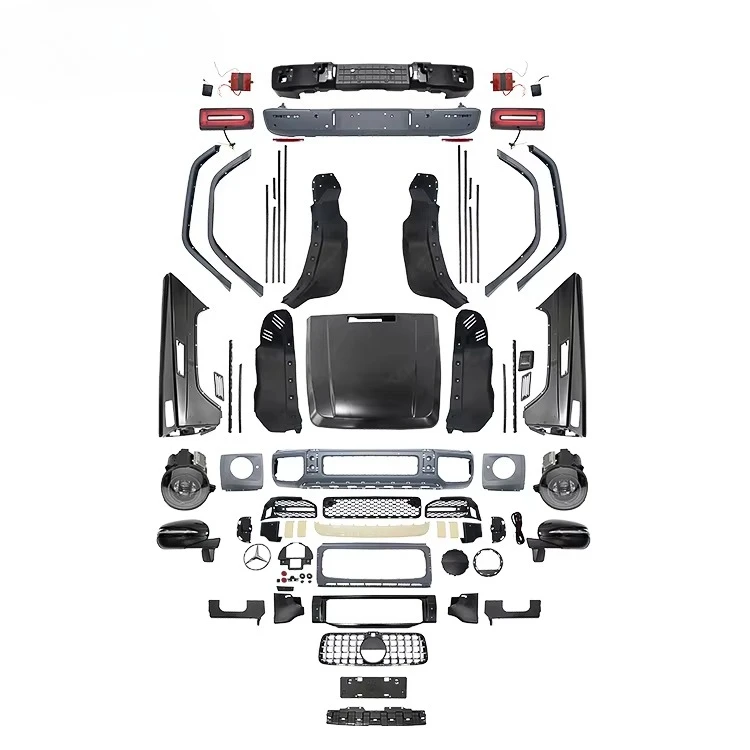 

G-Class W463-W464 Модернизированный комплект кузова Превосходные детали Автомобильный бампер PP Комплект кузова