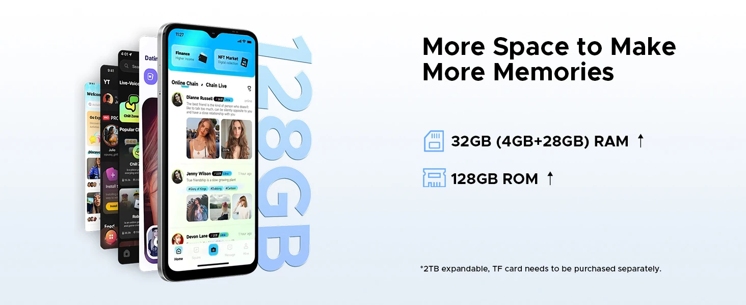 DOOGEE Note56X Pro Smartphone Android 16 32GB+128GB 6.56" HD+ Screen 6150mAh Battery 13MP+8MP Widevine L1 NFC Cell Phone