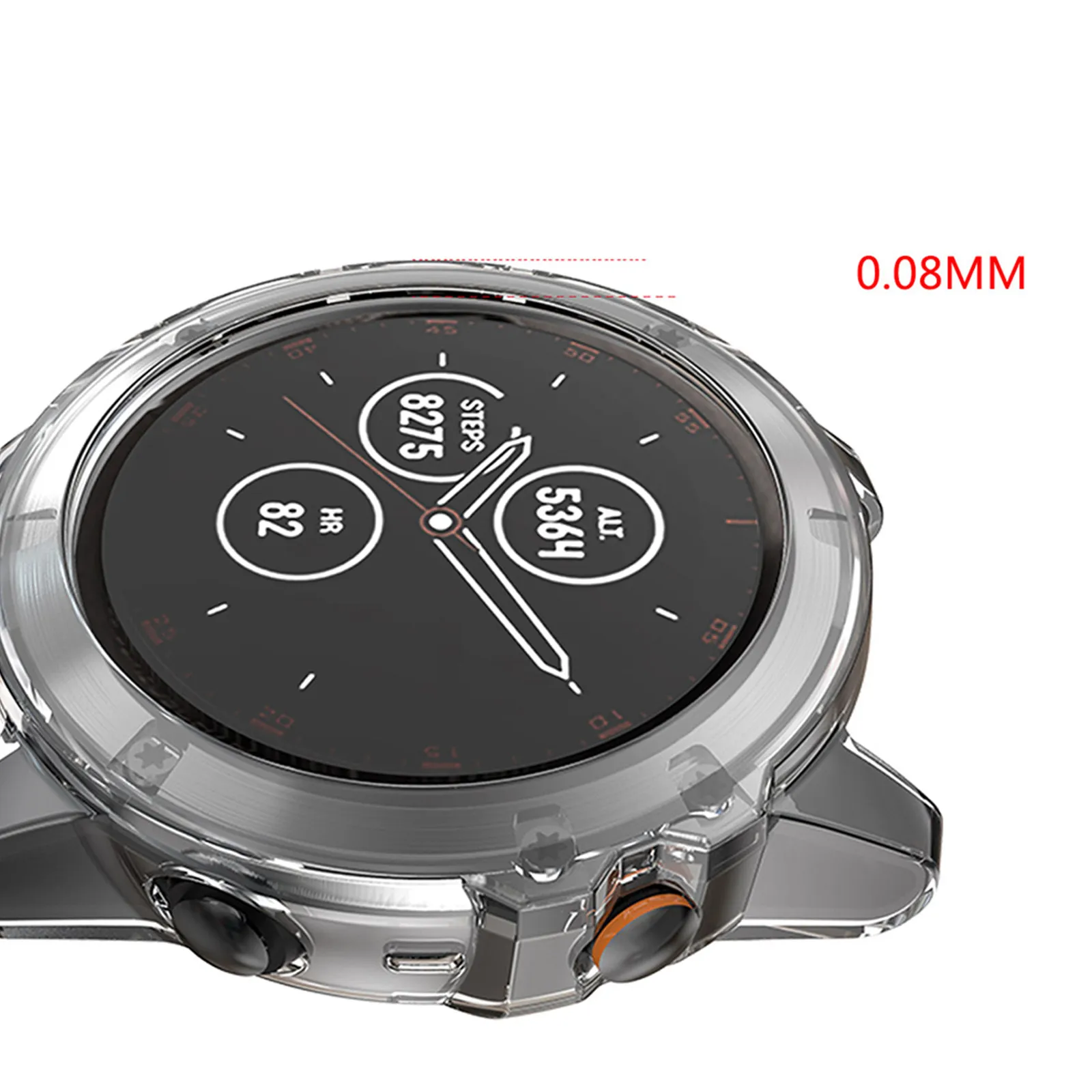 2Pcs Electroplated Smart Watch Case Full Coverage Protective Shell for 5X Tpu Dust Scratch Drop Bump Resistance
