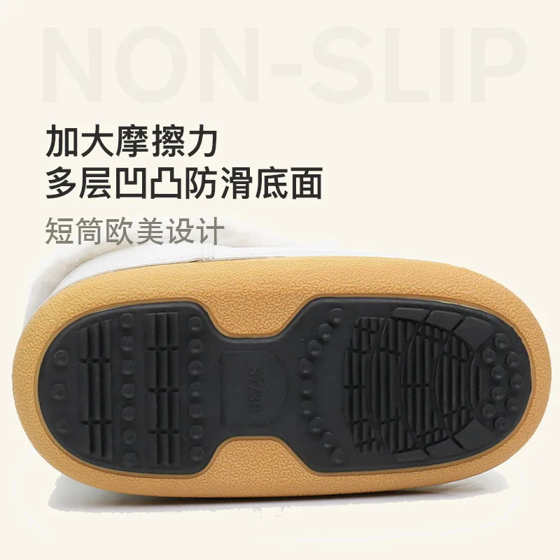 Winter Fashion Space Boots Furry Moon Shoes Snow Boots Women Plus Velvet