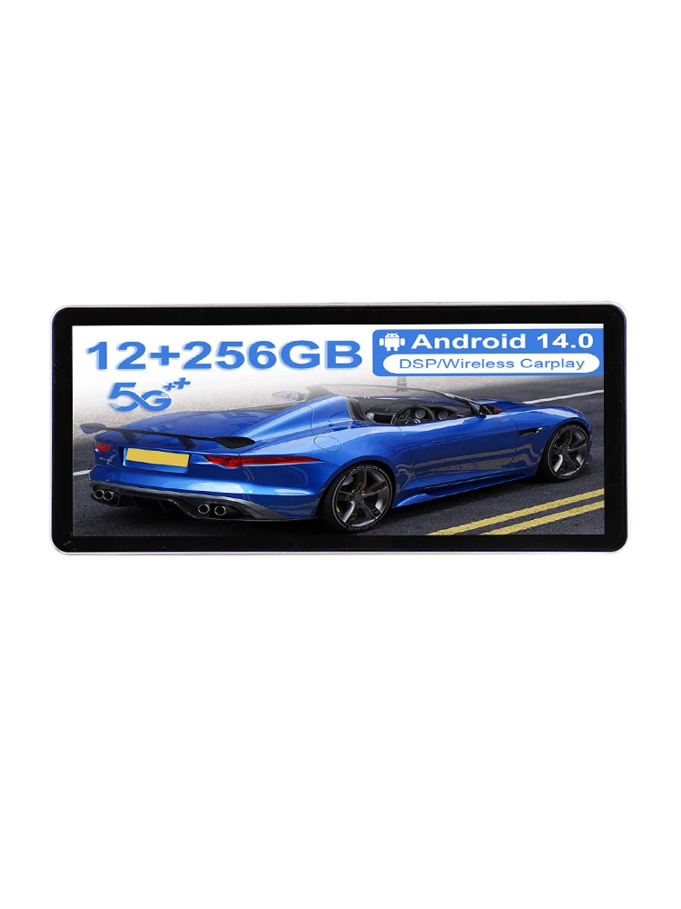 

12,3-дюймовый сенсорный экран Android 15, для Aston Martin DB11 2016-2020, автомобильный GPS-навигатор, мультимедийный плеер, радио, стерео DSP Carplay