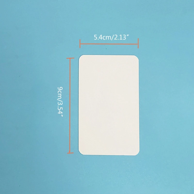 100 Sheets Colorful Notes Cards Punchable Blank Words Cards Thick Notes Papers Unruled for Kid Adult DIY Card Making