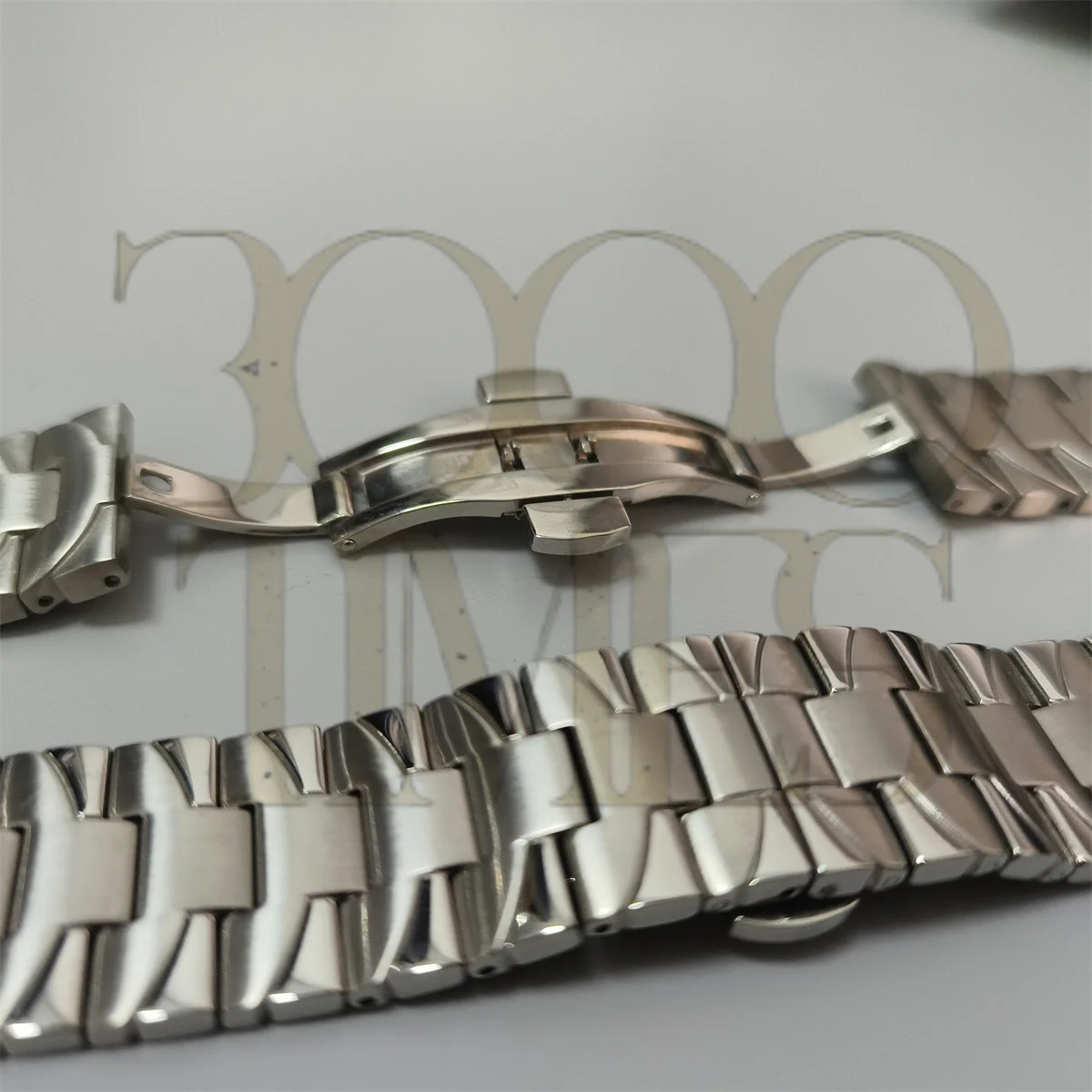 24MM Curved End Heavy 316L Stainless Steel Watch Band Replacement Strap Bracelet Fit For PANERAI LUMINOR Marina PAM 164