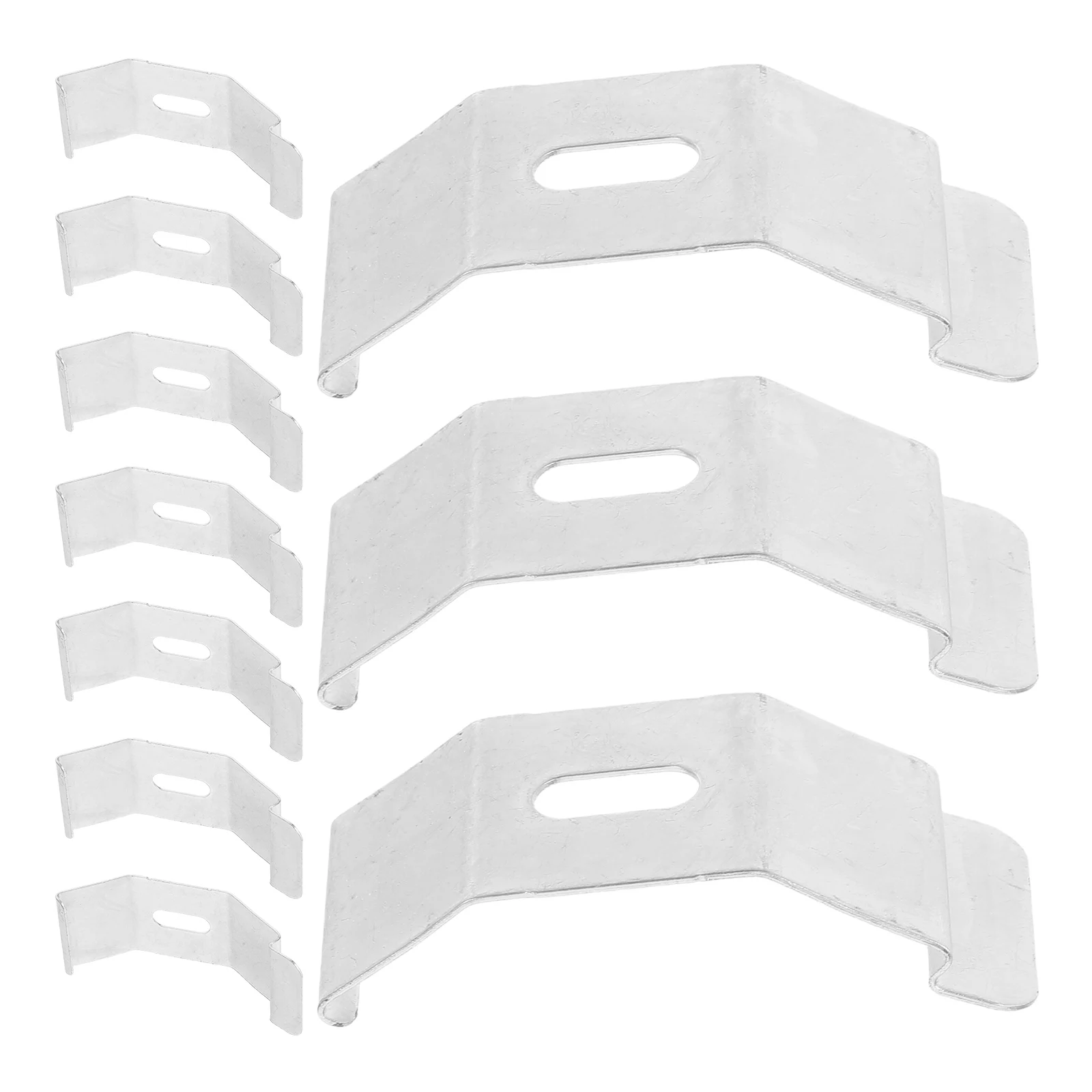 

10pcs Stainless Steel Curtain Installation Code Top Sheet Window Hardware Blind Mounting Clips Replacement Parts