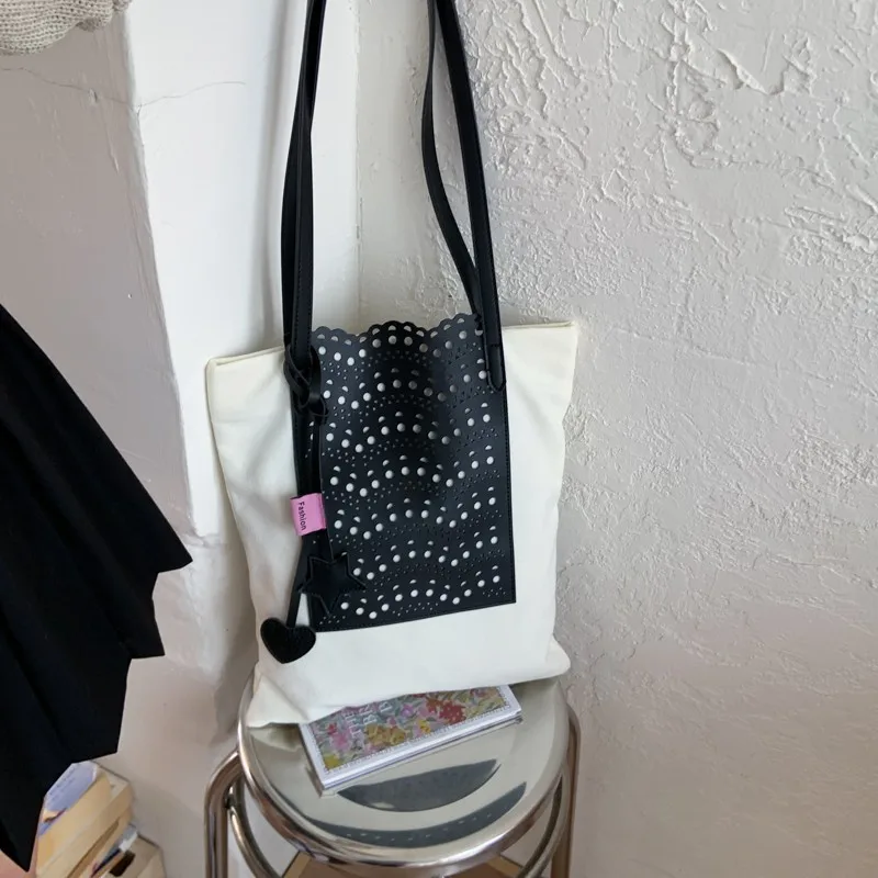 

Versatile Sewing Thread Hasp Nylon Large Capacity Ladies Shoulder Bags 2025 Hot Sale Youth Commuting Crossbody Bags for Women