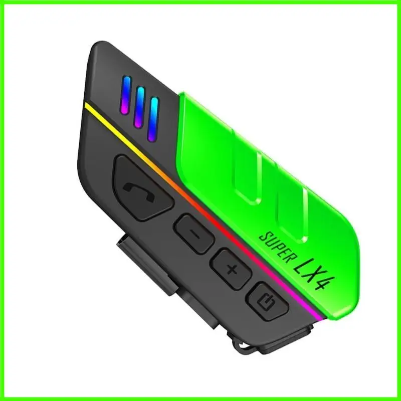 

Motorcycle Earphone Music Interphone Waterproof Bluetooth-compatible Intercom Headset