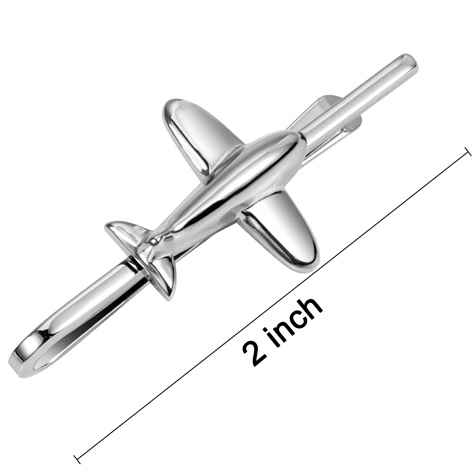 HAWSON 2inch Tie clip for men,funny aircraft animal, music, game casual tie Tie clip,Tie Bar Pin For SkinnyMen's tie accessories