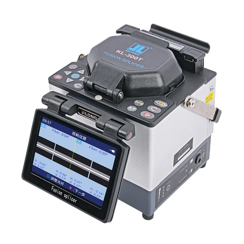 Brand New Jilong KL-300T Optical Fiber Fusion Splicer High Precision Optical Fiber Fusion Splicer Single Fiber Fusio