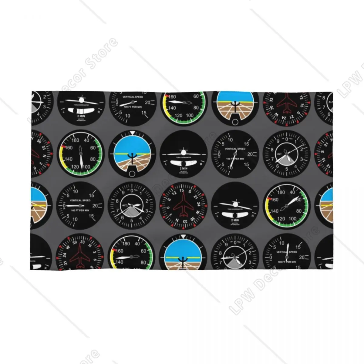 Aviation Airplane Flight Instruments Towel Quick Dry Aircraft Pilot Aviator Plane Soft Linen Cotton Shower Towels