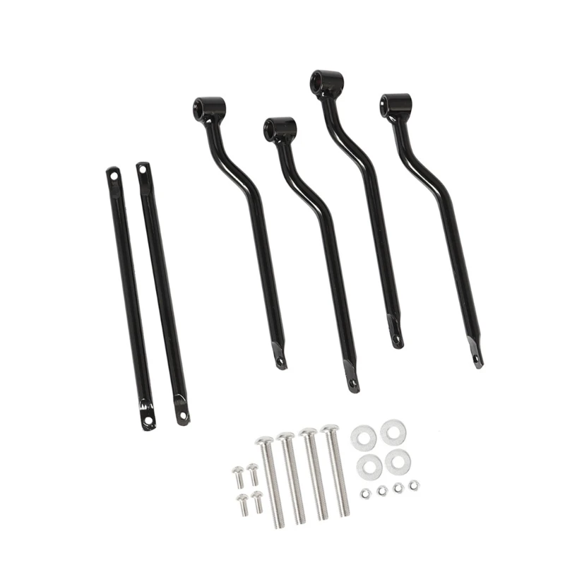 M76E Stabile Metall-Seitentaschen-Montagehalterung, rostbeständige Oberfläche, Satteltaschenhalterung für Motorräder und – Detail 4