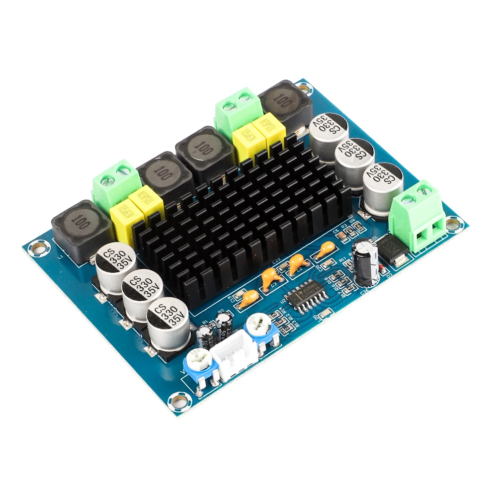 1PCS 2*120W DC12-26V Dual Channel Digital Stereo Audio Power Amplifier Board High Power CS8673 DIY 240W Amplificador Sound Board