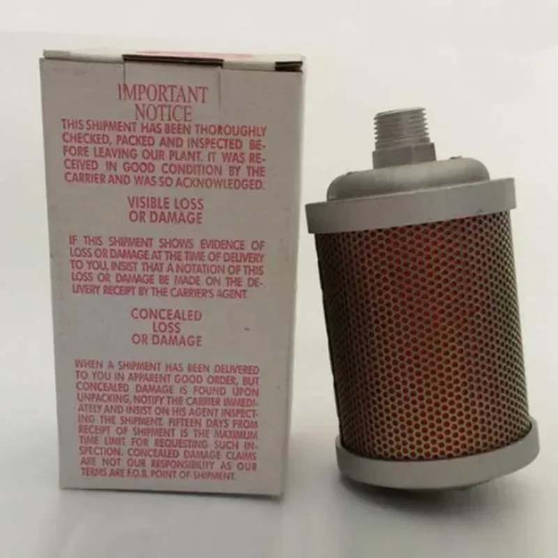 Industrial Exhaust Silencer - 1" DN25 & 1/2" DN15 for Air Compressor/Dryer/Pump