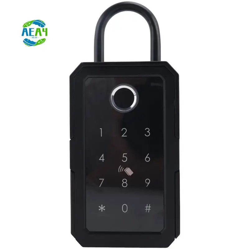 

AEA4-Smartkey Lock Box, домашний ключ, беспроводной Smartlock Box, электронный ящик для ключей, приложение с цифровым кодом, сейф для ключей Bluetooth для хоста