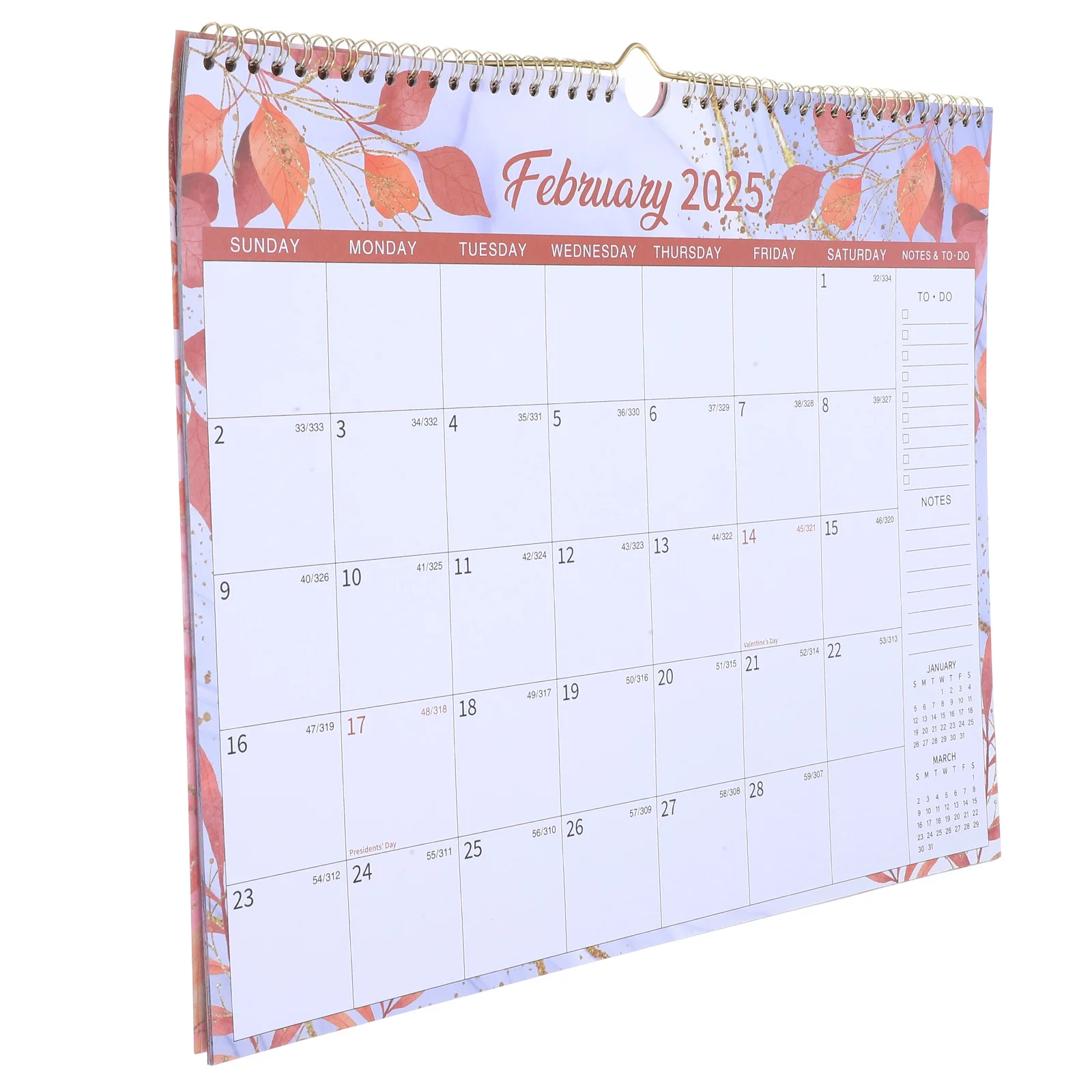

Elegant Floral Wall Calendar 2025 Hanging Schedule Yearly Planner Organizing Appointments Deadlines Home Office