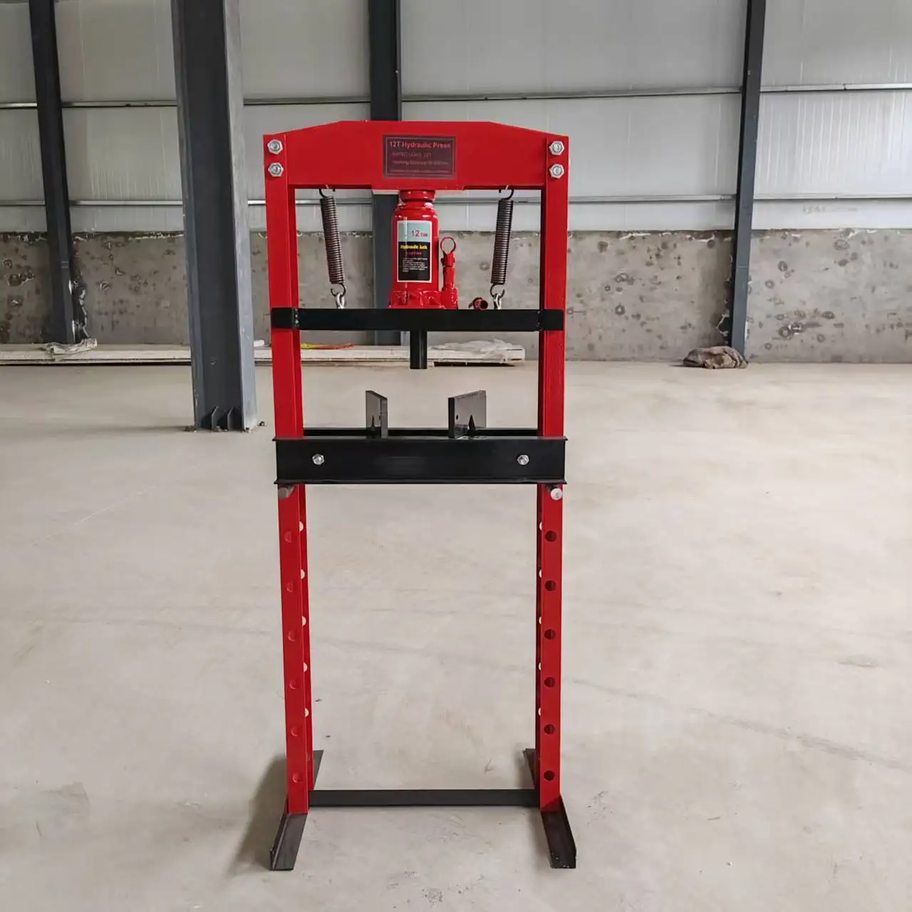 Hydraulische werkplaats pers 12T H-frame hydraulische garage/werkplaats vloerpers met persplaten voor garage werkplaats