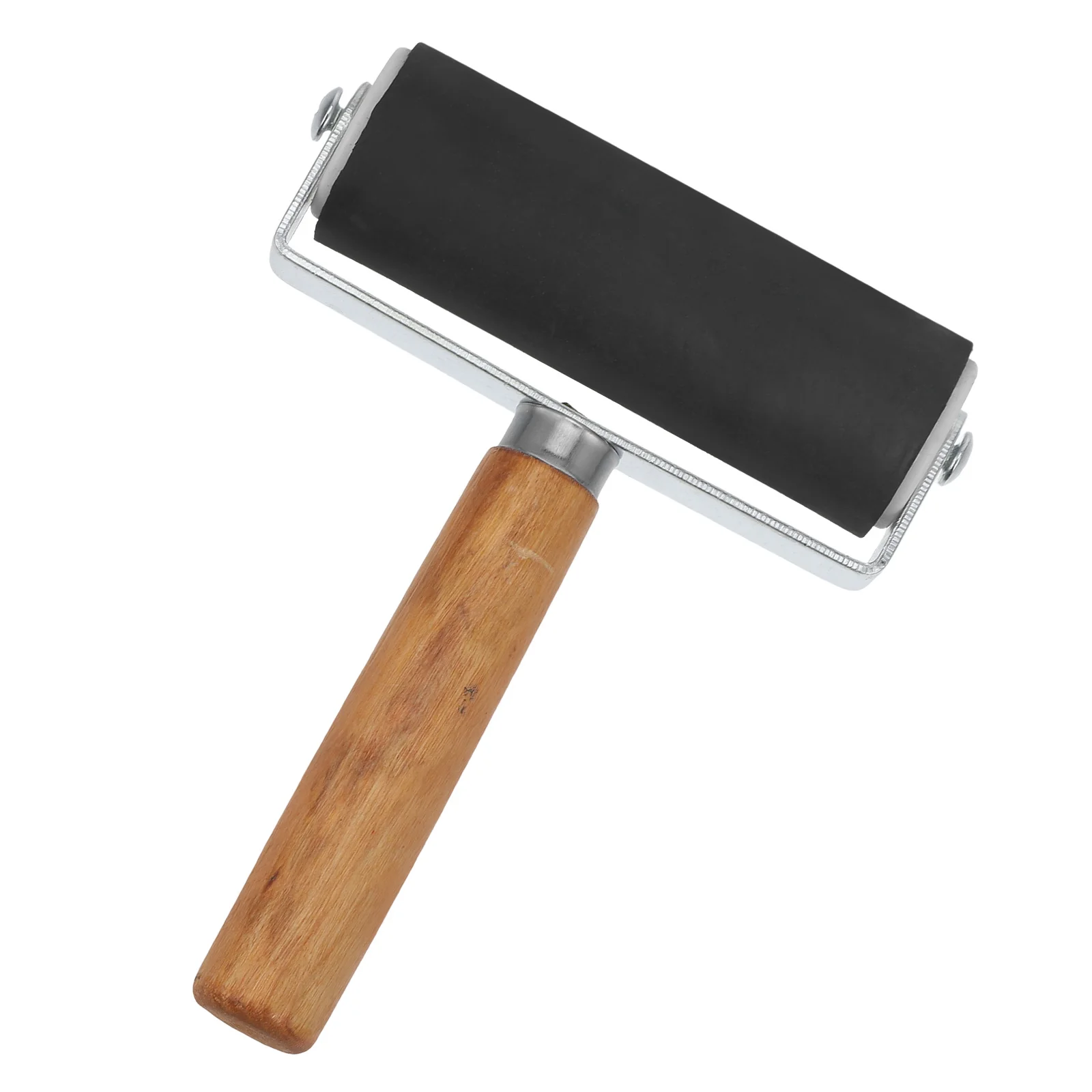 

Oil Ink Roller Tool Rubber For Printmaking Stamping Embossing Rolling Wood Handle Art Craft Supplies Teaching