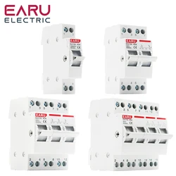 1P 2P 3P 4P 40A 63A MTS Dual Power Manual Transfer Interlock Circuit Breaker Din Rail Isolating Disconnect Switch
