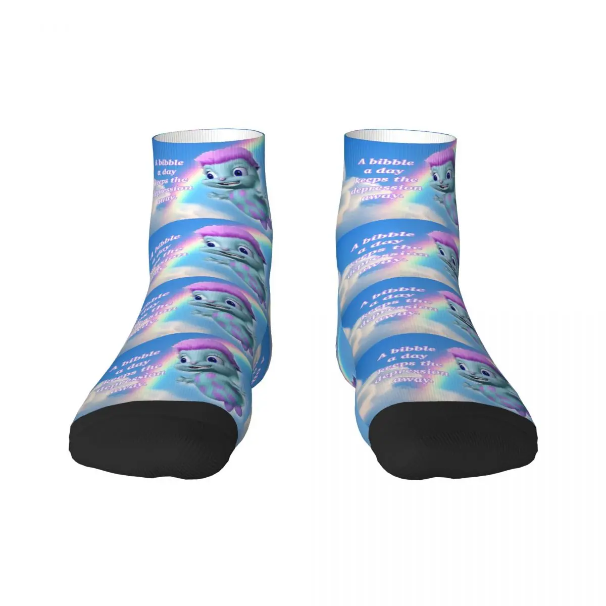 Bibble Motto Dress Socks Men's Women's Warm Fashion Novelty Crew Socks