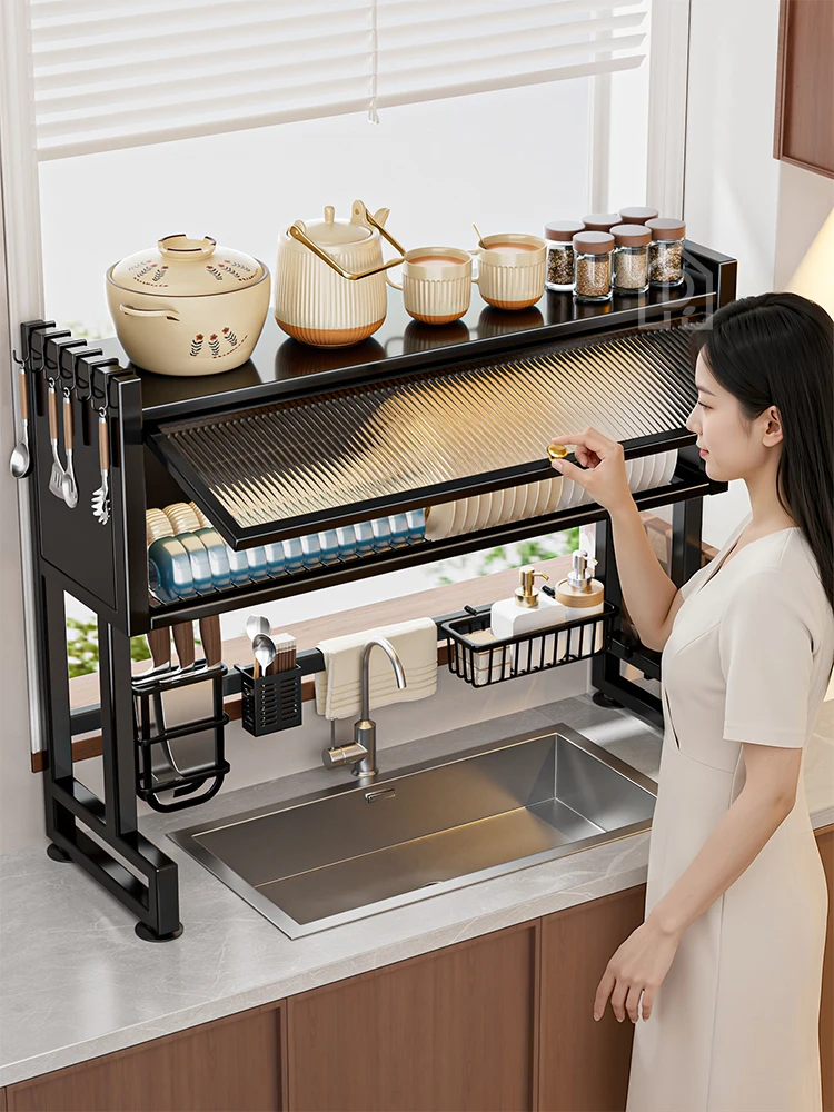 scolapiatti-multifunzionale-in-acciaio-inossidabile-per-lavello-da-cucina-mobile-contenitore-antipolvere-da-appoggio