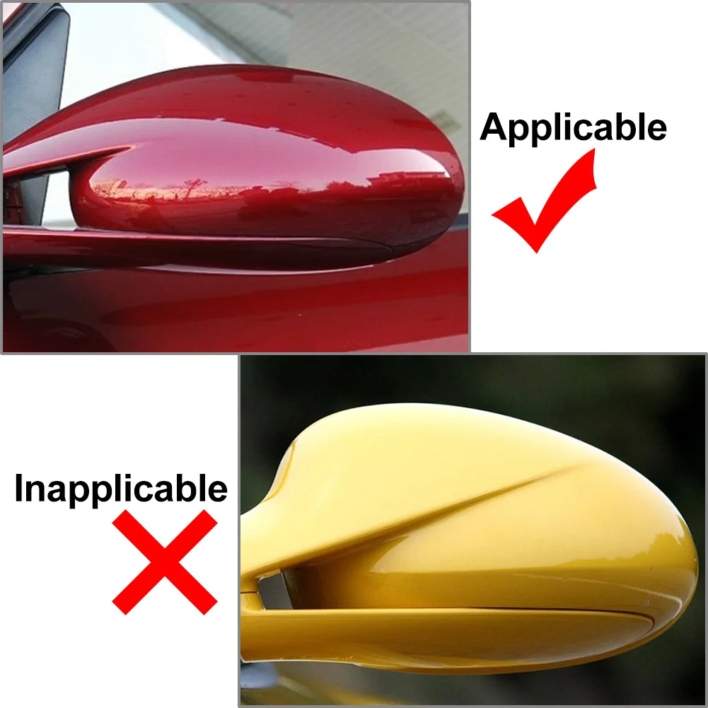 Real Carbon Fiber Car Rearview Door Mirror Cover Protective Cap For Porsche 911 997.1 2005 2006 2007 2008