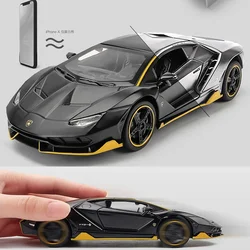 1:32 Lamborghini  Lp770-4 Lp750-4 Metal Diecast Alloy Toys Cars Model For Boys Children Kids Toys Vehicle Hobbies Collection