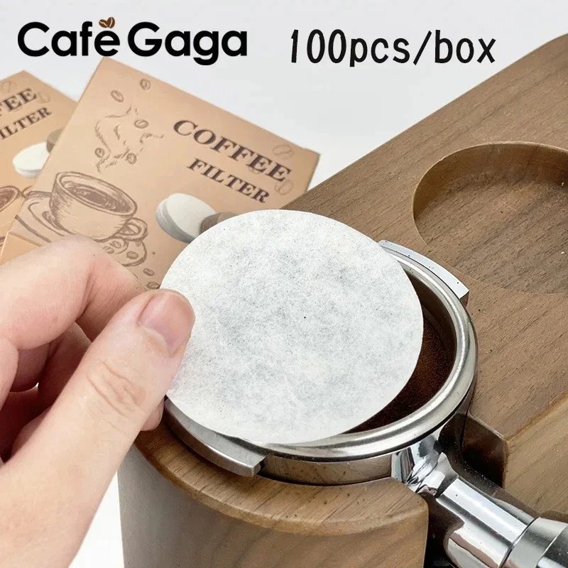 Coffee Filter Paper Espresso Paper Filters 51mm 54mm 58mm 100pcs Puck Screen For Delonghi Breville Portafilter Machine Tools