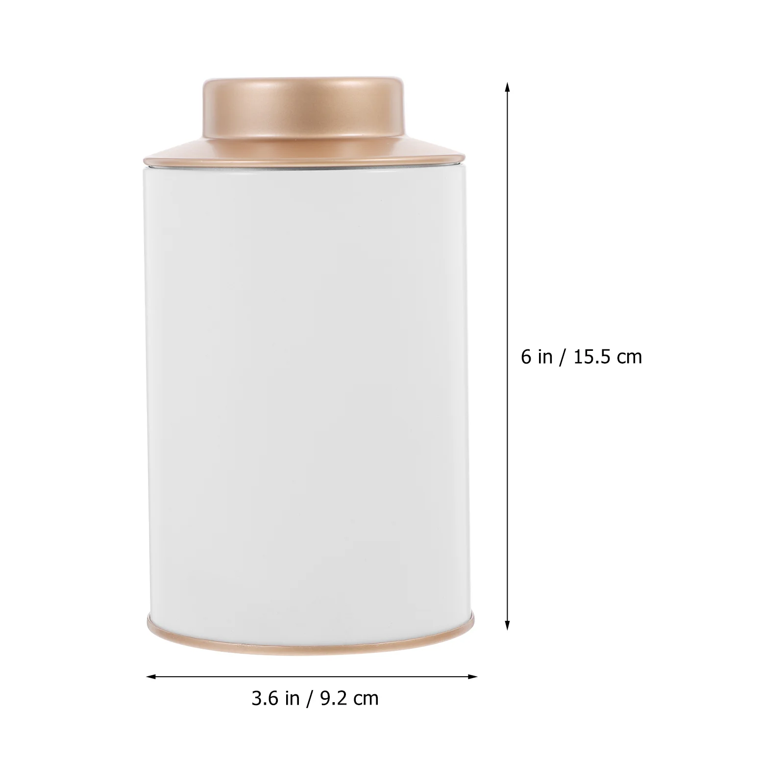 

Tea Tin With Lid Tinplate Metal Storage Canister Airtight Dry Food Container For Coffee Beans Candy Salt Sugar Kitchen